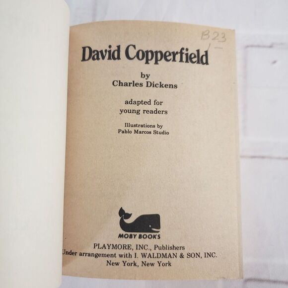 Vintage 70s Illustrated Classic David Copperfield Mini PB Book Childrens Reader - Picture 5 of 9
